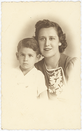 Retrato de madre e hijo