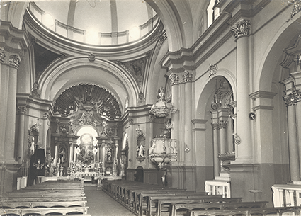 Interior de la iglesia de Las Nazarenas