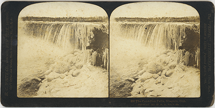 The Canadian Falls in winter, Niagara Falls, Ontario, Canada