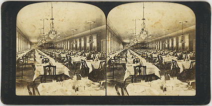 Dining Room of the Grand Union Hotel, Saratoga Springs, U.S.A.
