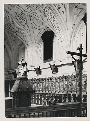 Sala coral de la iglesia de San Francisco