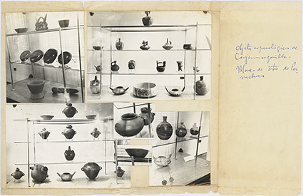 Objetos arqueológicos de Cajamarquilla en el Museo de Sitio de Puruchuco
