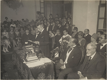 Discurso del presidente Augusto B. Leguía en la Escuela Nacional de Bellas Artes