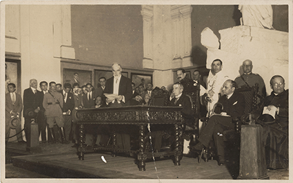Discurso de Daniel Hernández en la Escuela Nacional de Bellas Artes