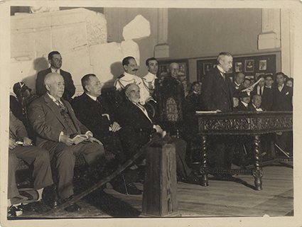 Discurso del presidente Augusto B. Leguía en la Escuela Nacional de Bellas Artes