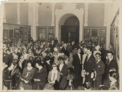 En la exposición oficial de la Escuela Nacional de Bellas Artes