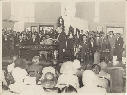 Discurso de Daniel Hernández en la Escuela Nacional de Bellas Artes