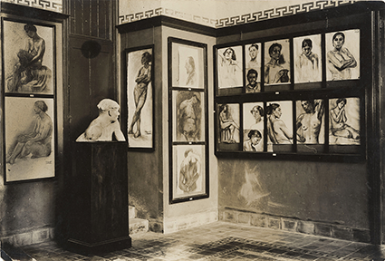 Primera exposición oficial de la Escuela Nacional de Bellas Artes
