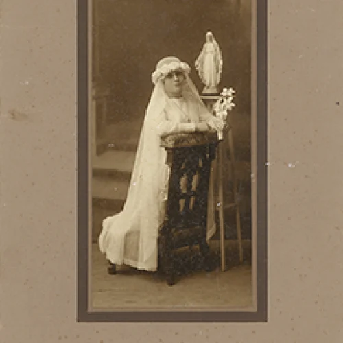 Retrato de primera comunión