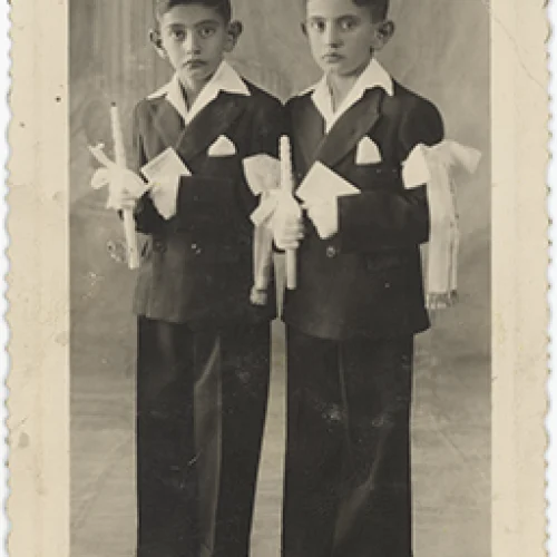 Retrato de primera comunión