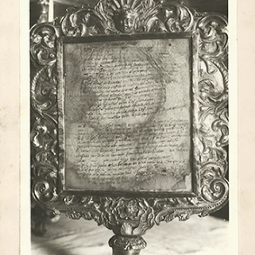 Carta de santa Rosa de Lima a fray Bartolomé