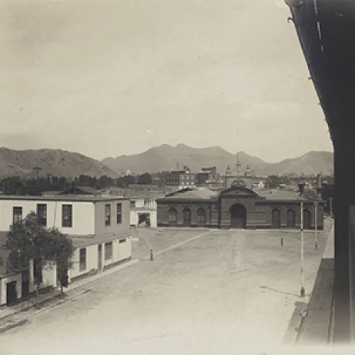 Paseo de Aguas, antiguo local del tranvía