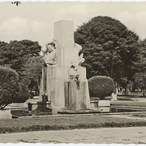 Fuente incaica, en el Parque de la Reserva