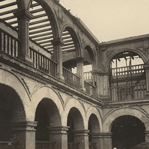 Refacción del claustro de la Escuela Nacional de Bellas Artes