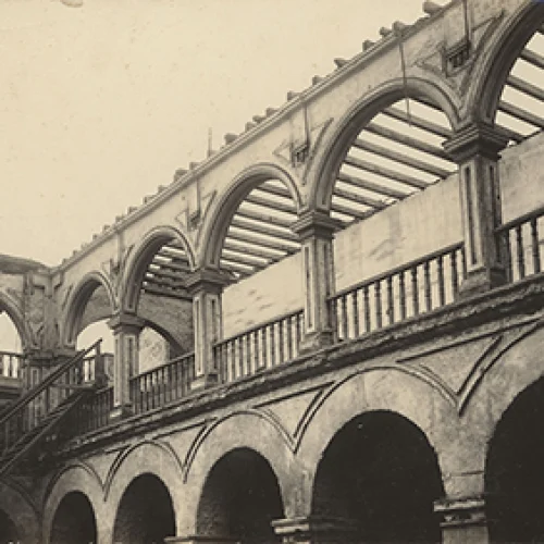 Refacción del claustro de la Escuela Nacional de Bellas Artes