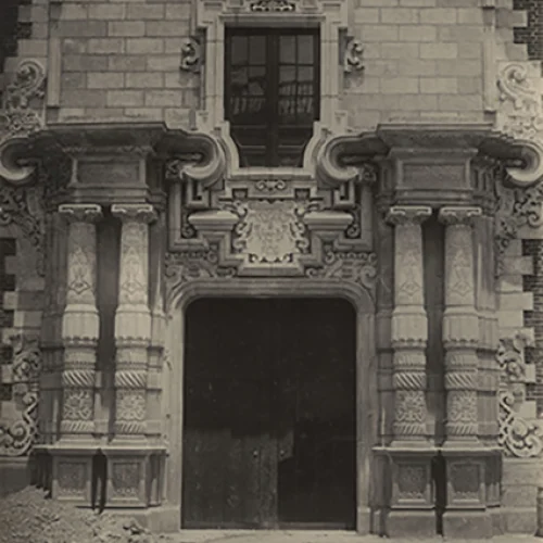 Portada de la Escuela Nacional de Bellas Artes