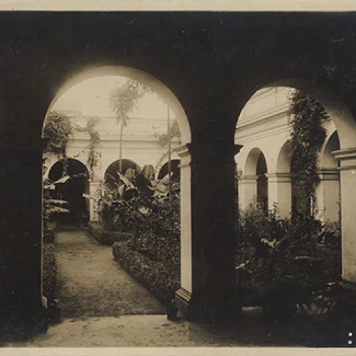 Patio de la Escuela Nacional de Bellas Artes