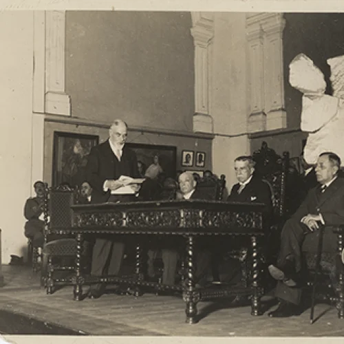 Discurso de Daniel Hernández en la Escuela Nacional de Bellas Artes