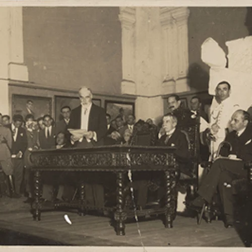 Discurso de Daniel Hernández en la Escuela Nacional de Bellas Artes