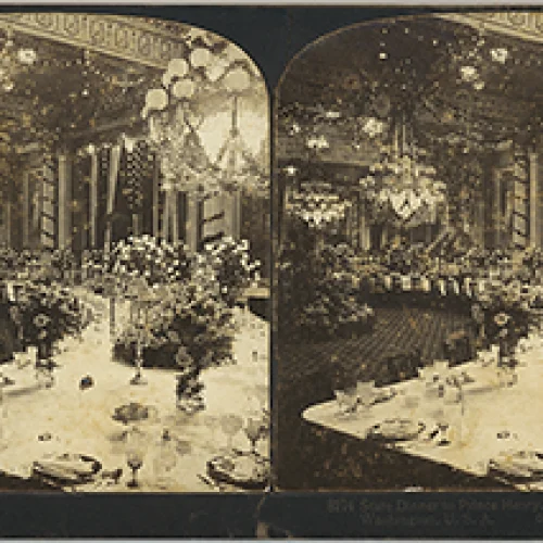 East Room of the White House; State Dinner to Prince Henry, Washington, U.S.A.