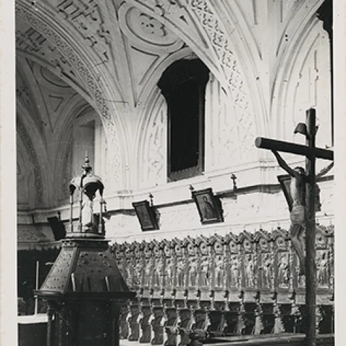Sala coral de la iglesia de San Francisco