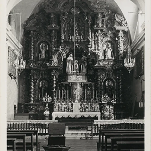 Retablo mayor de la iglesia de Jesús, María y José