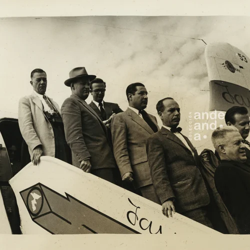 Llegada de Paul Bryan y William Teeling junto a una comitiva de diplomáticos extranjeros al Cusco