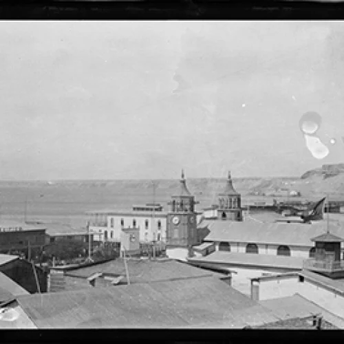 Vista del puerto de Paita